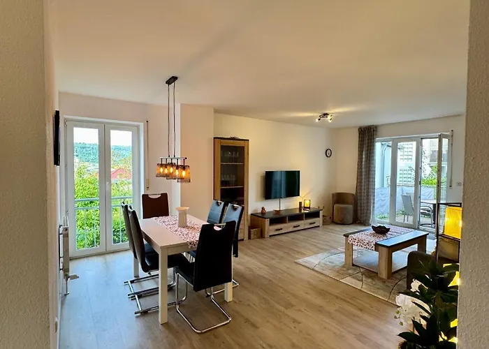 Stilvolle Erholungsoase Am Berg, Ruhig & Modern - Elli M18 - Frankenwald Διαμέρισμα